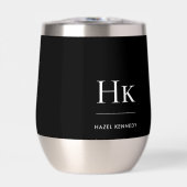 Monogram Moderne Minimalistische Elegante Monogram (Voorkant)