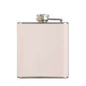 Monogram Moderne minimalistische stijlvolle blush  Heupfles (Achterkant)