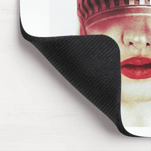 Monogram moderne unieke Imagination Collage artwor Muismat (Hoek)