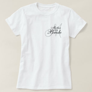 Monogram Moeder van de bruid bruiloft T-Shirt