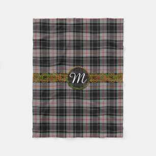 Monogram Moffat Tartan Fleece Deken