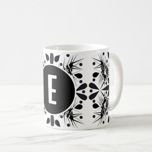monogram mok E (Voorkant rechts)