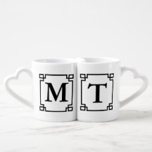 Monogram Mokken van het paar