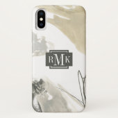 Monogram | Monochrome Momentum Case-Mate iPhone Case (Achterkant)