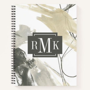 Monogram Monochroom Momentum Notitieboek