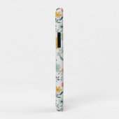 Monogram mooi botanisch bloemmotief Case-Mate iPhone case (Achterkant/rechts)