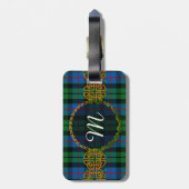Monogram Morrison Tartan Bagagelabel (Achterkant verticaal)