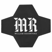 Monogram MR (zwart/wit) Voetbal (Enkel)