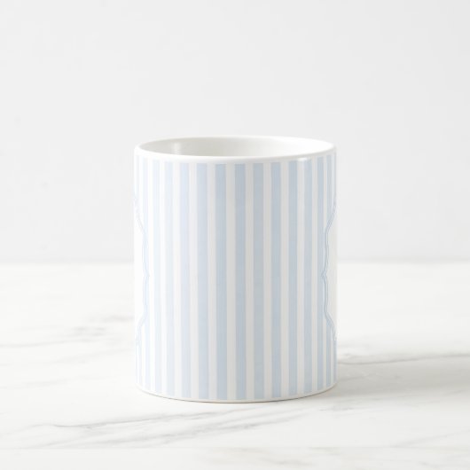 Monogram Mug Letter G, Blue Striped (Centre)