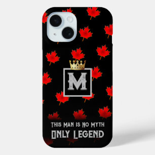 Monogram MYTHE en LEGENDE op ZWART