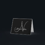 Monogram N Bride Groom Names Wedding Invitations<br><div class="desc">Monogramme N Bride Groom Names Wedding Invitations. Customizable</div>