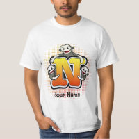 Monogram N sok aap T-shirt