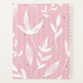 Monogram Naam Afspraak Boek 2025 Roze Planner (Achterkant)