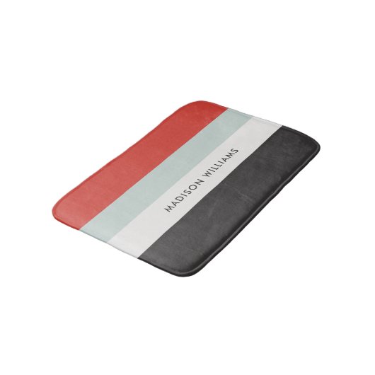 monogram, naam, badmat (Gekanteld)