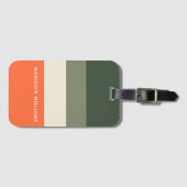 monogram, naam, bagagelabel (Voorkant (horizontaal))