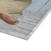 Monogram Naam Bakken Baker Gift Snijplank (Hoek)