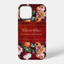 Monogram Naam Elegant Floral Botanisch Rustisch Ho