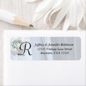 Monogram  naam en adres label (Insitu)