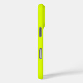 Monogram Naam Fluorescent Chartreuse Yellow Neon Case-Mate iPhone Case (Achterkant / Rechts)