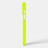 Monogram Naam Fluorescent Chartreuse Yellow Neon Case-Mate iPhone Case (Achterkant / Links)