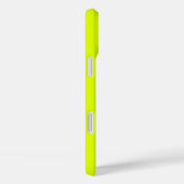 Monogram Naam Fluorescent Chartreuse Yellow Neon Case-Mate iPhone Case (Achterkant / Rechts)