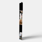 Monogram Naam Foto Collage Hoesje-Mate iPhone Case (Achterkant / Rechts)