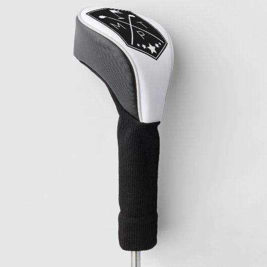 Monogram Naam Gepersonaliseerd Golfheadcover (Schuin)
