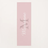 Monogram Naam Gepersonaliseerd Yogamat (Voorkant)