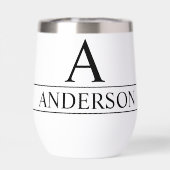 Monogram naam gepersonaliseerde klassieker (Achterkant)