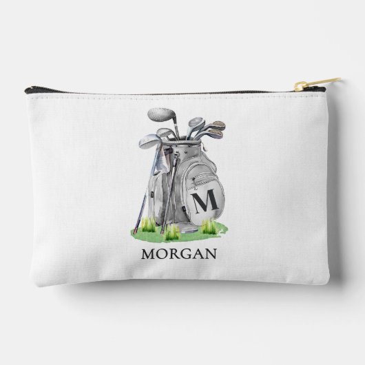 Monogram naam golf etui (Achterkant)