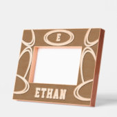 Monogram naam hout toevoegen gegraveerde lijstjes (Links)