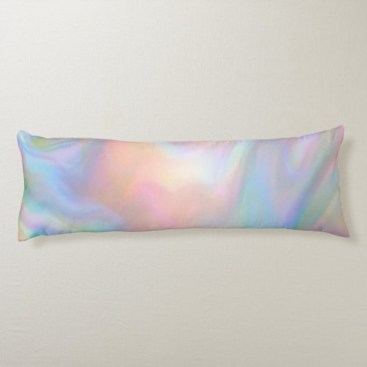 Monogram Naam in Blauw op Moeder van Parel | Lichaamskussen (Achterkant)