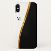 Monogram Naam Initiaal Luxury Case-Mate iPhone Case (Achterkant)