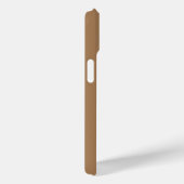 Monogram Naam Initialen Koffiegnoom Bruin Wit Case-Mate iPhone Case (Achterkant / Rechts)