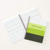 monogram, naam, notitieboek (Binnen)