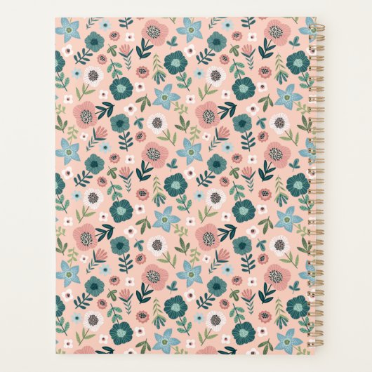 monogram, naam, planner (Achterkant)