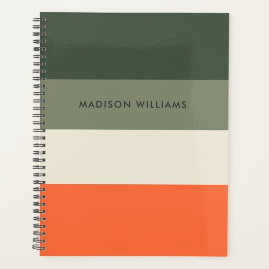 monogram, naam, planner (Voorkant)