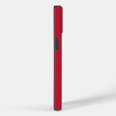 Monogram Naam Red Polka Dots Pattern Case-Mate iPhone Case (Achterkant / Rechts)
