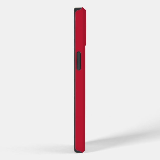 Monogram Naam Red Polka Dots Pattern Case-Mate iPhone Case (Achterkant / Rechts)