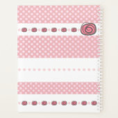Monogram Naam Roze 2025 Modern Planner (Achterkant)