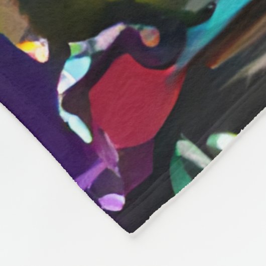 Monogram | Naam toevoegen | Infinesymbool Fleece Deken (Hoek)