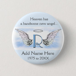Monogram | Naam toevoegen | Memorabilia Ronde Button 5,7 Cm