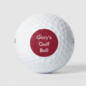 Monogram naamval golfballen (Voorkant)