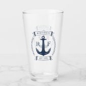 Monogram Nautilusanker Glas (Voorkant)