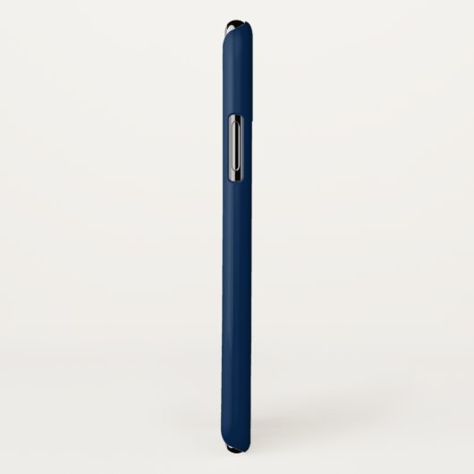 Monogram Navy and Hot Pink Stripe Case-Mate iPhone Case (Achterkant / rechts)