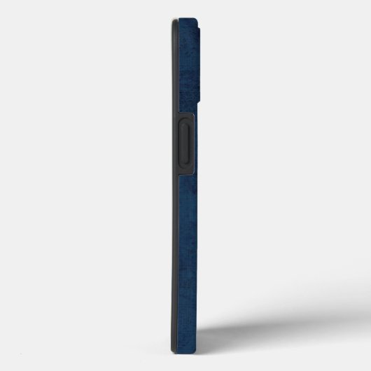 Monogram Navy Blue Case-Mate iPhone Case (Achterkant / Rechts)