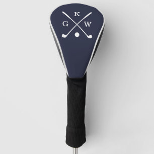 Monogram Navy Blue Golf Clubs Golfheadcover