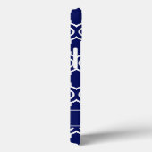 Monogram Navy Blue Whton Moroccan #6 Case-Mate iPhone Case (Achterkant / Rechts)