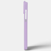 Monogram neutraal minimalistisch paars Case-Mate iPhone case (Achterkant / Links)