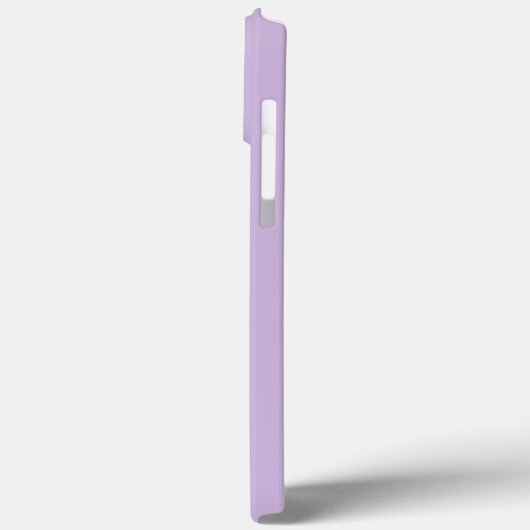Monogram neutraal minimalistisch paars Case-Mate iPhone case (Achterkant / Links)